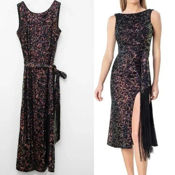 strapless open back dress Karlie Dress – Dress the Population main image 1